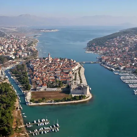 Apartman In Okrug Gornji With Sea View, Terrace, Air Conditioning, Wifi 5069-1 *