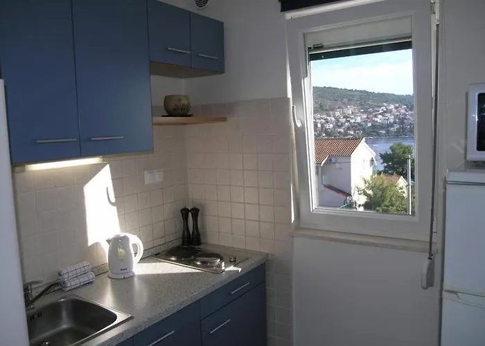 In Okrug Gornji With Sea View, Terrace, Air Conditioning, Wifi 5069-1 Apartment